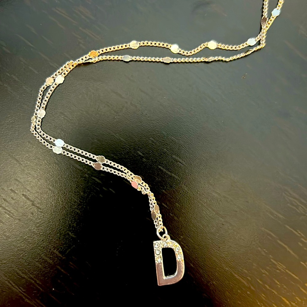 Cute New ‘D’ necklace from Claire’s!